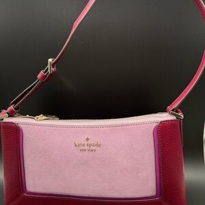 Kate Spade Two-Tone Shoulder Bag in Pink and Red